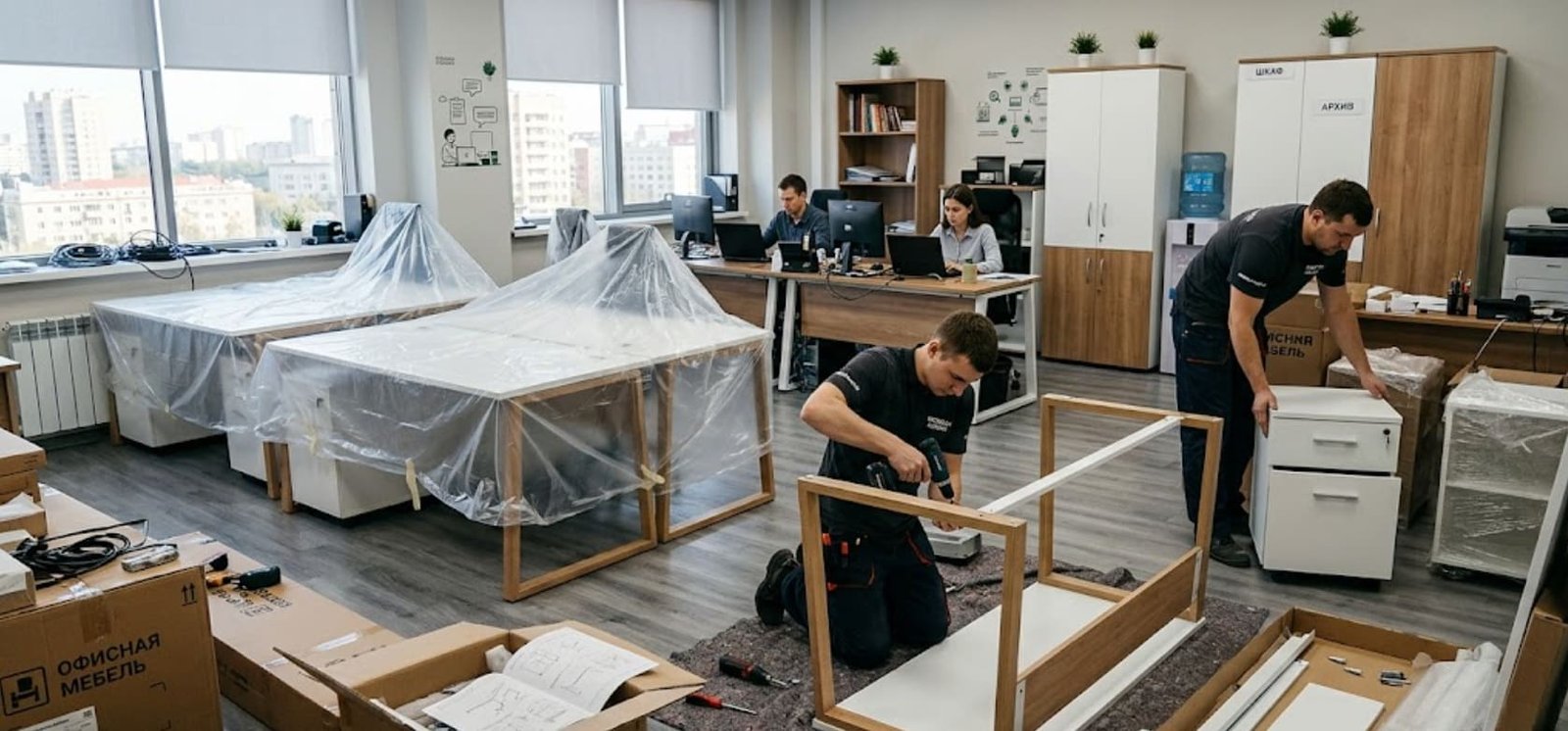 офисная недорогая мебель